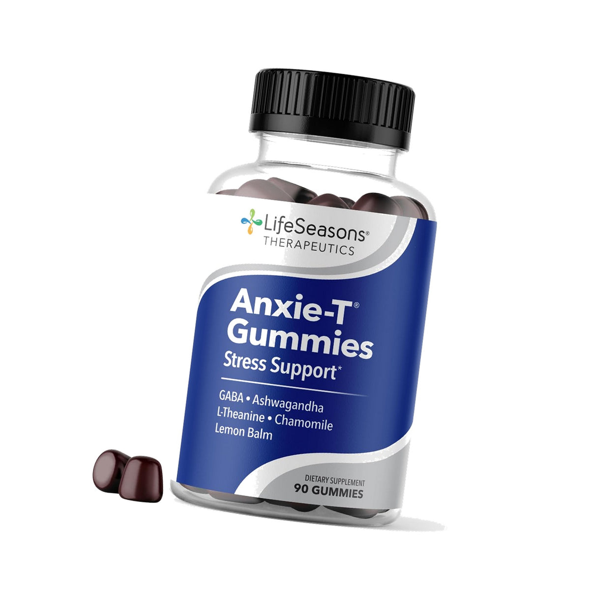LifeSeasons Anxie-T - Stress Relief Gummies for Men & Women - 90 Gummies