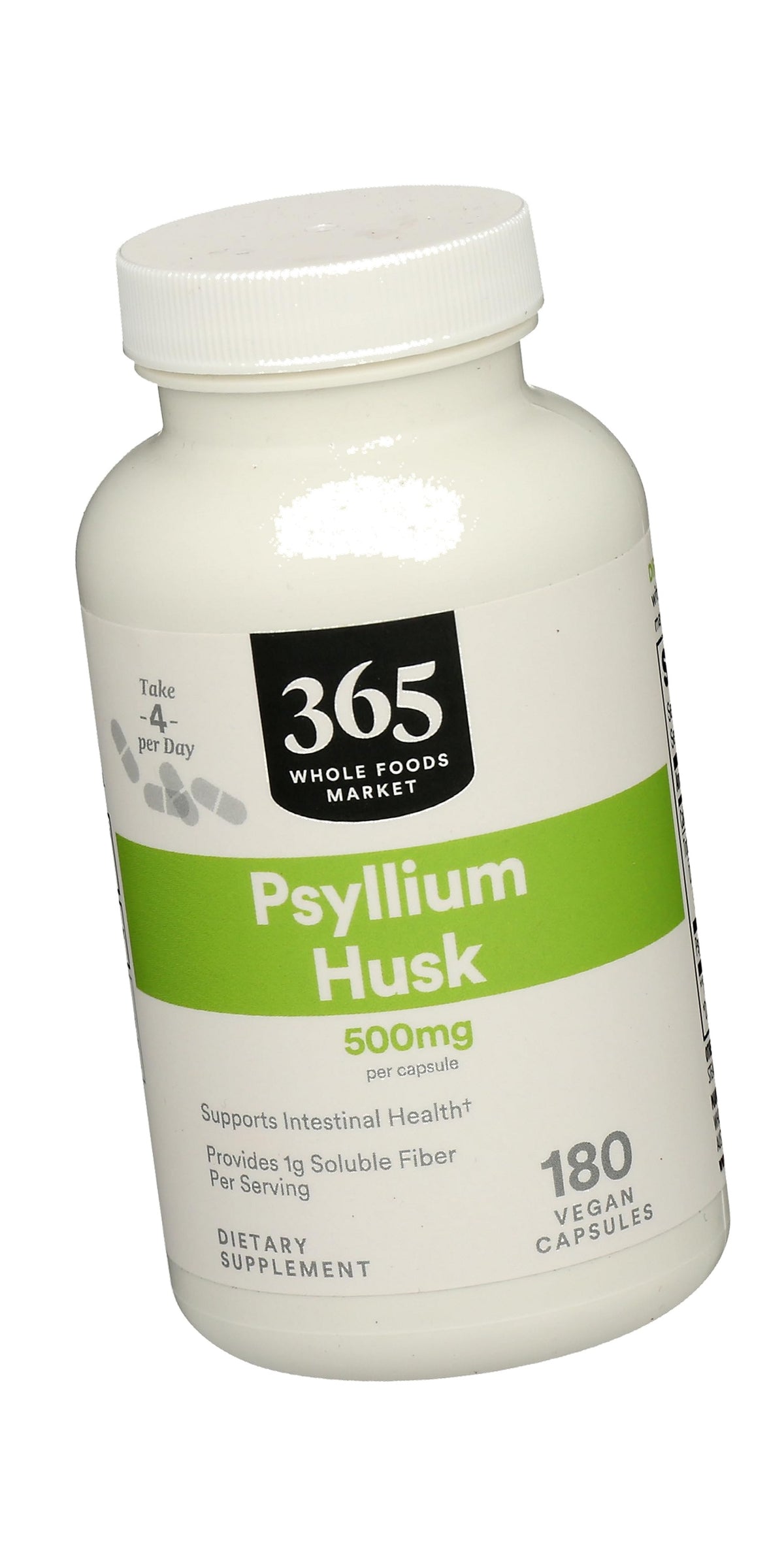 365 By Whole Foods Market, Psyllium Husk, 500 Mg, California Only, 180 Count