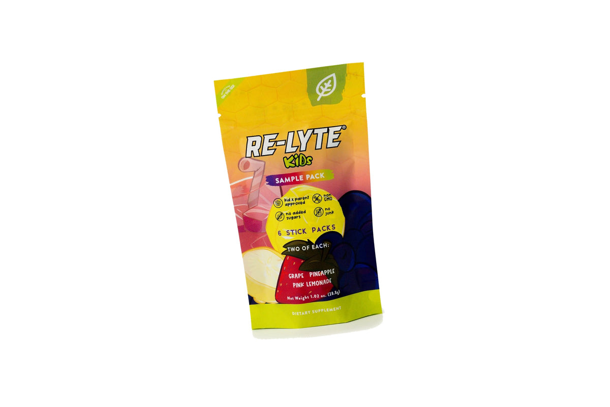 REDMOND Re-Lyte Kids Hydration Electrolyte Mix Powder, Sample Pack (6 Ct.)