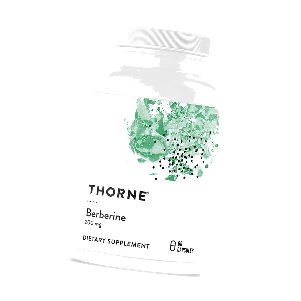 THORNE Berberine, 200 mg Berberine HCl Supplement, 60 Capsules