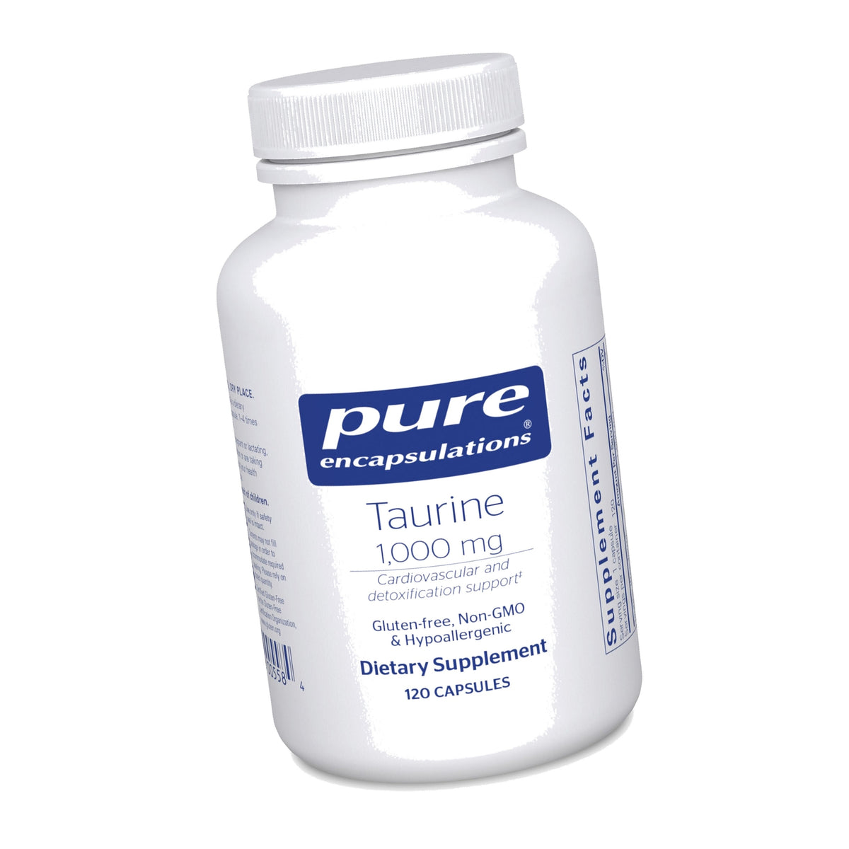 Pure Encapsulations Taurine 1,000 mg, 120 Capsules