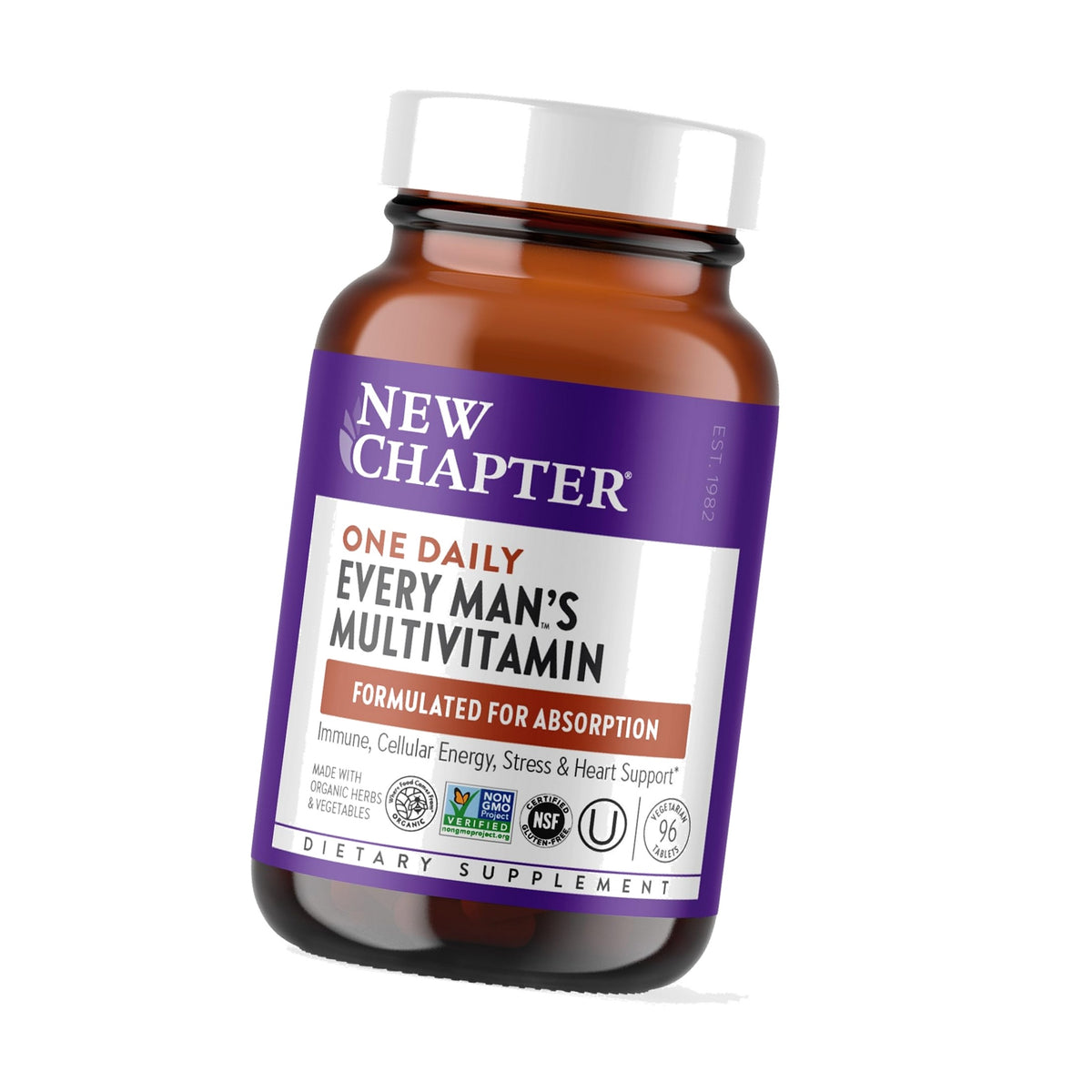 New Chapter Every Man's One Daily Multivitamin, 96 Tablets
