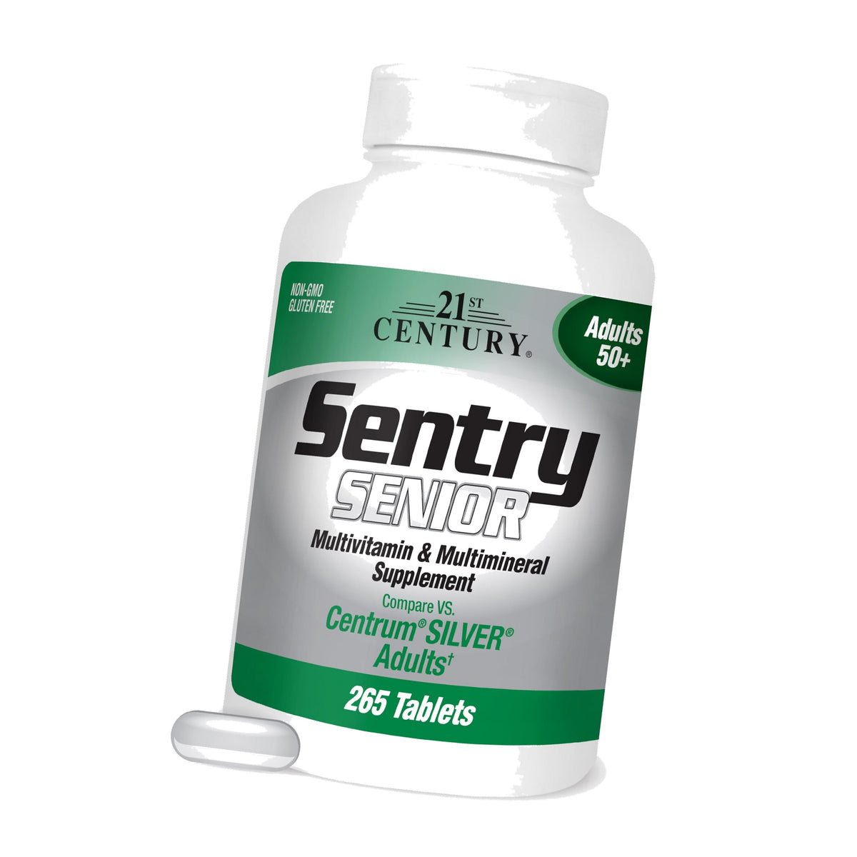 21st Century Sentry Senior Multivitamin, Adults 50+, 265 Tablets