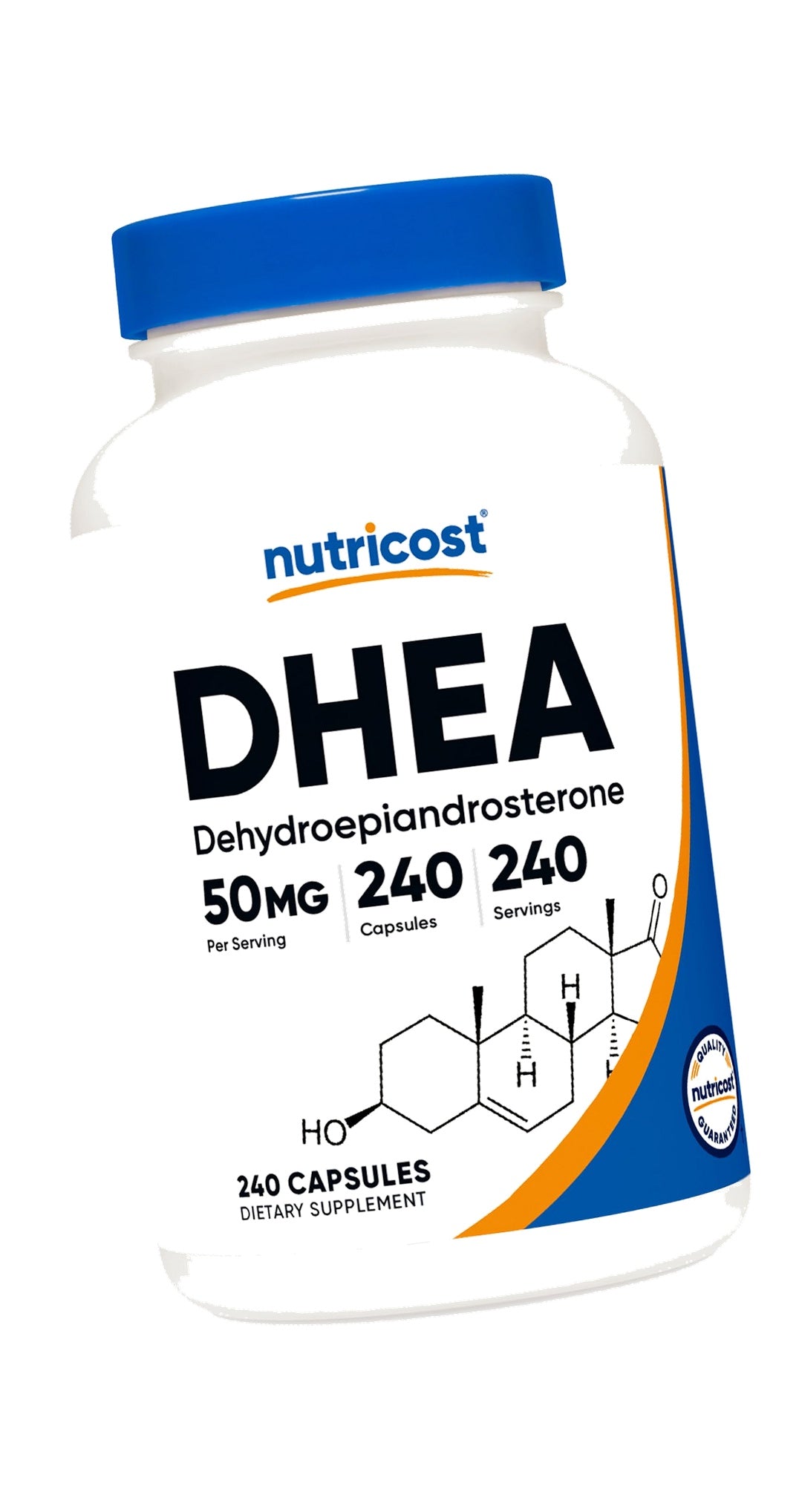 Nutricost DHEA 50mg, 240 Capsules, Gluten Free, Soy Free Supplement