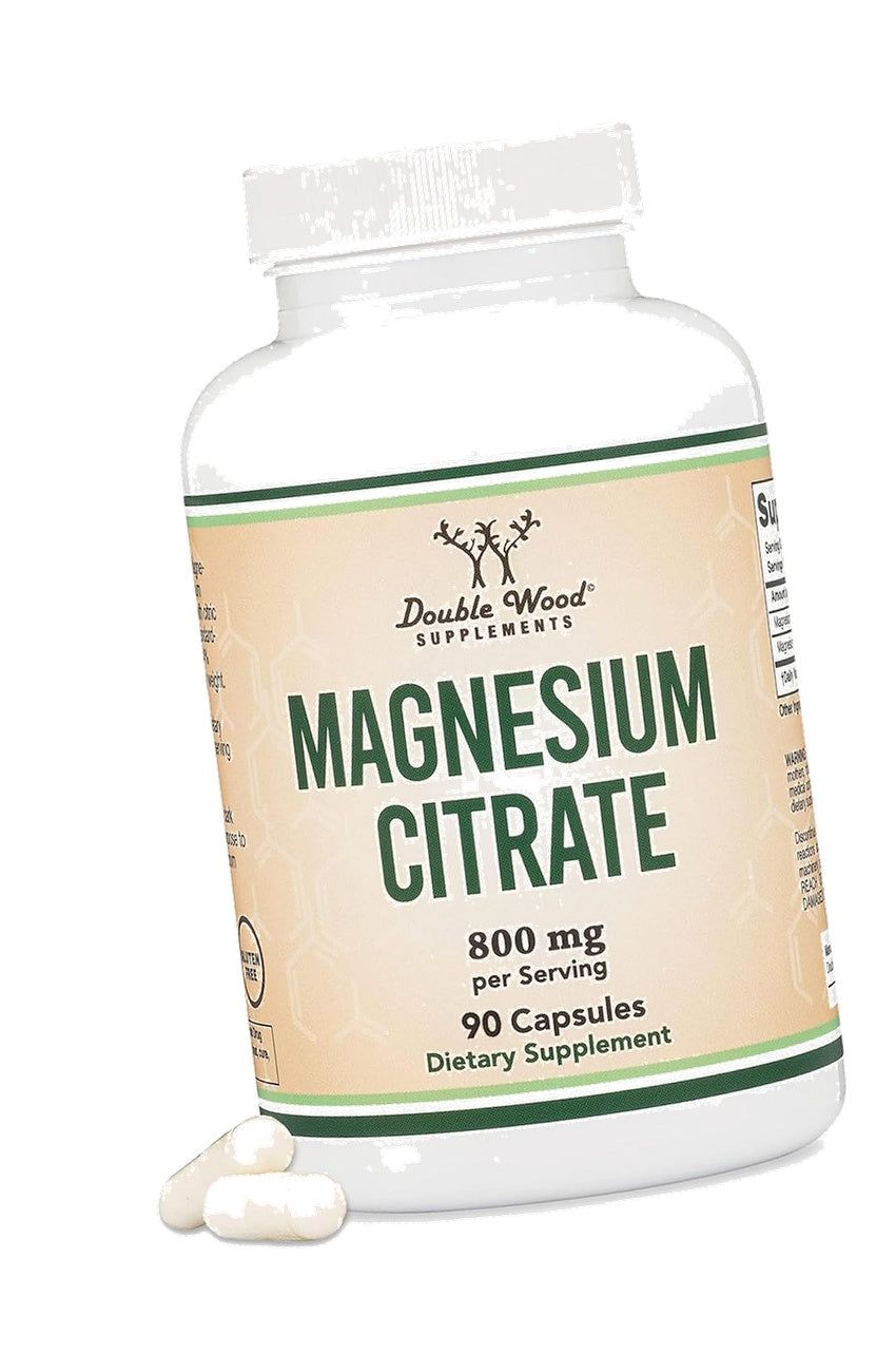 Magnesium Citrate 800mg, 112mg Elemental Magnesium, 90 Capsules