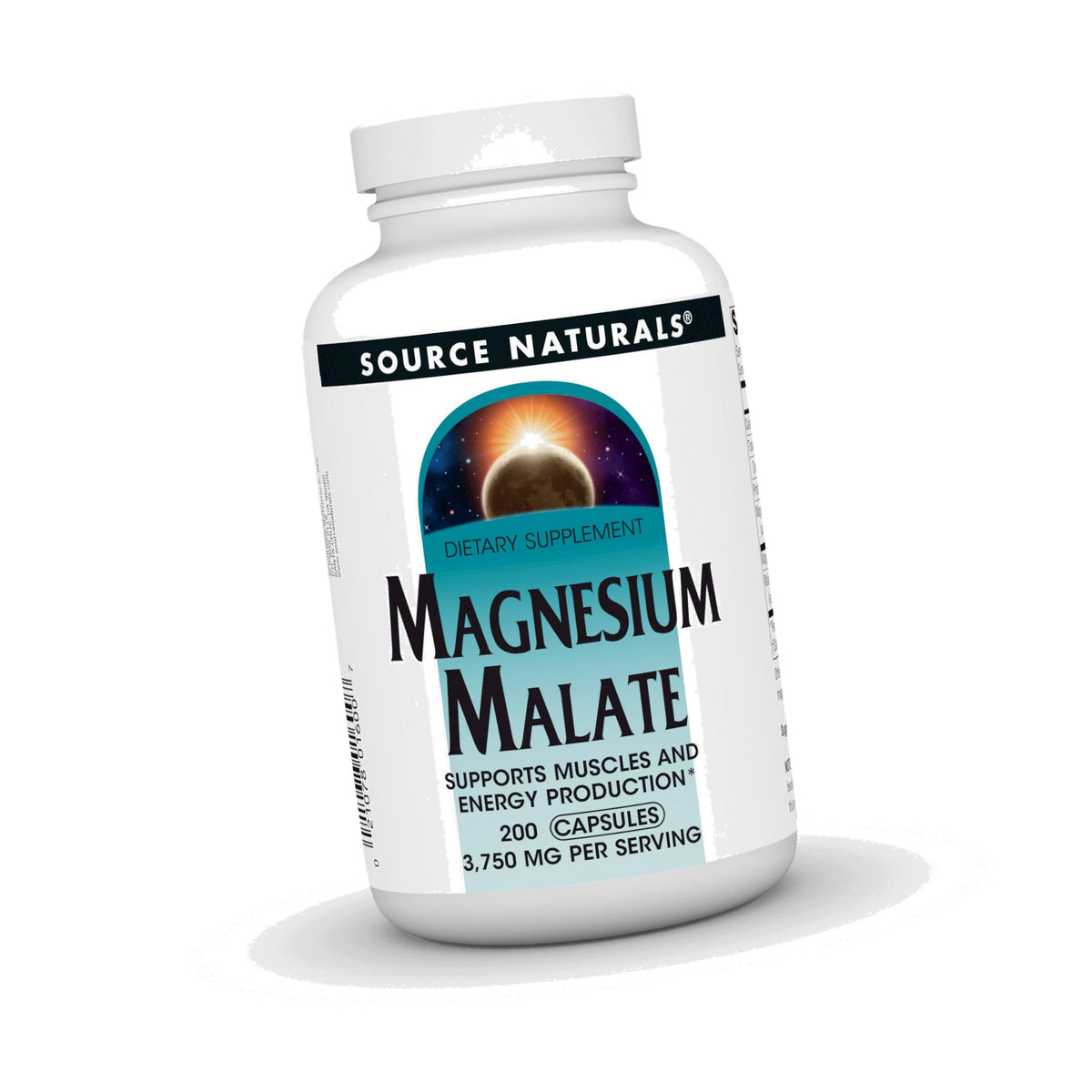 Source Naturals Magnesium Malate, 3750 mg per Serving - 200 Capsules