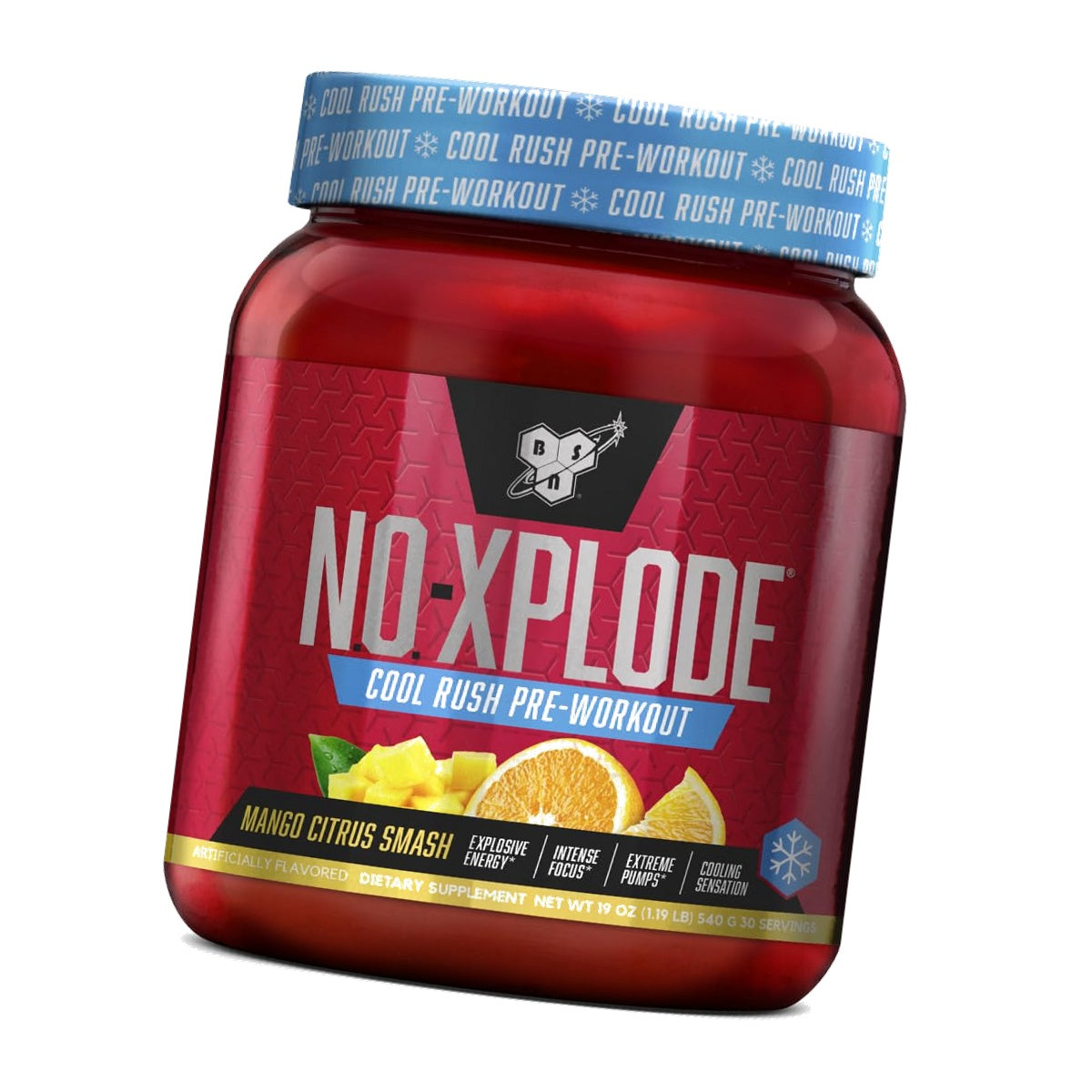 BSN N.O.-XPLODE Pre Workout Powder, Creatine, Beta-Alanine, 30 Servings