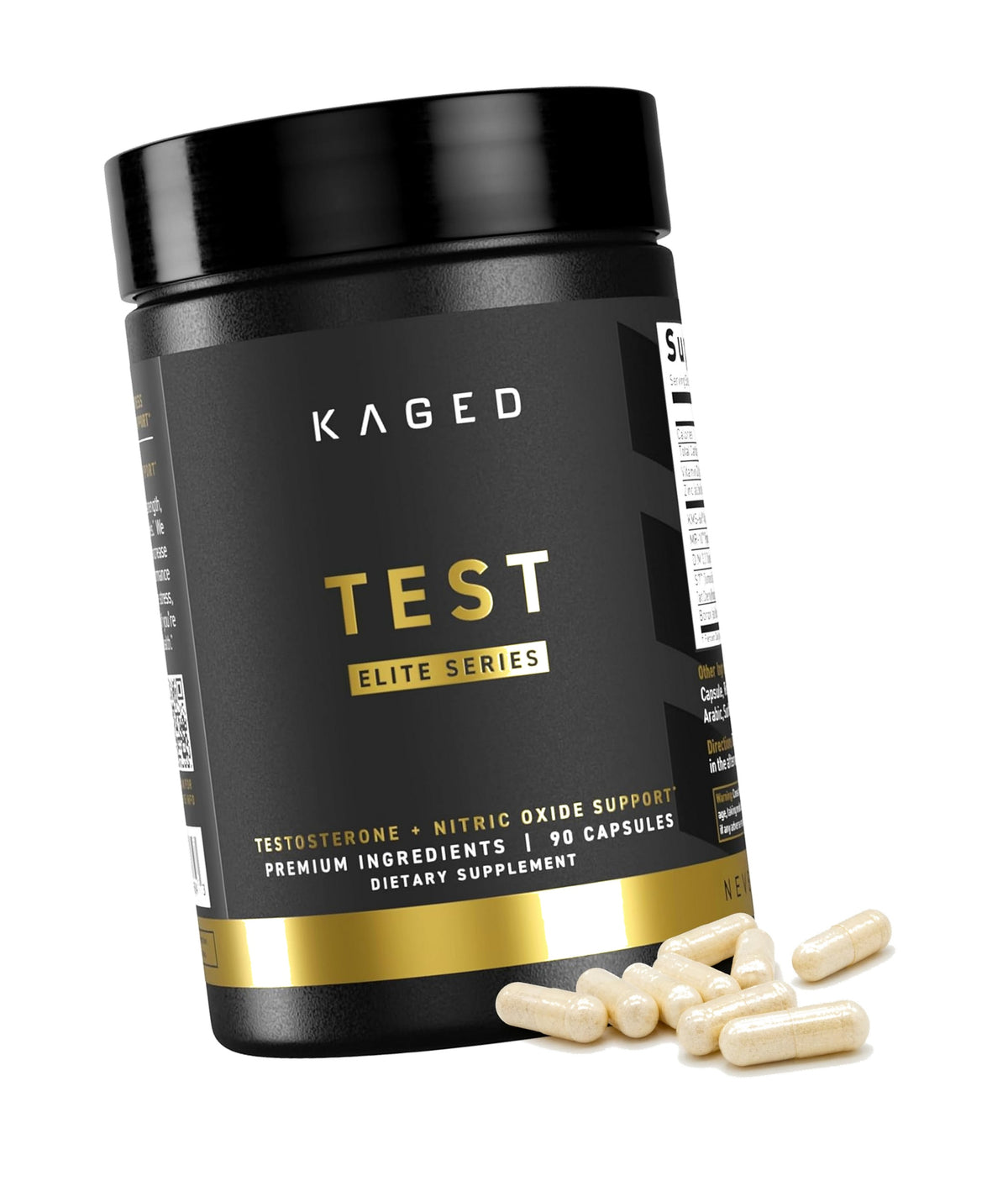 Kaged Test Elite Capsules | Unflavored | 30 Servings