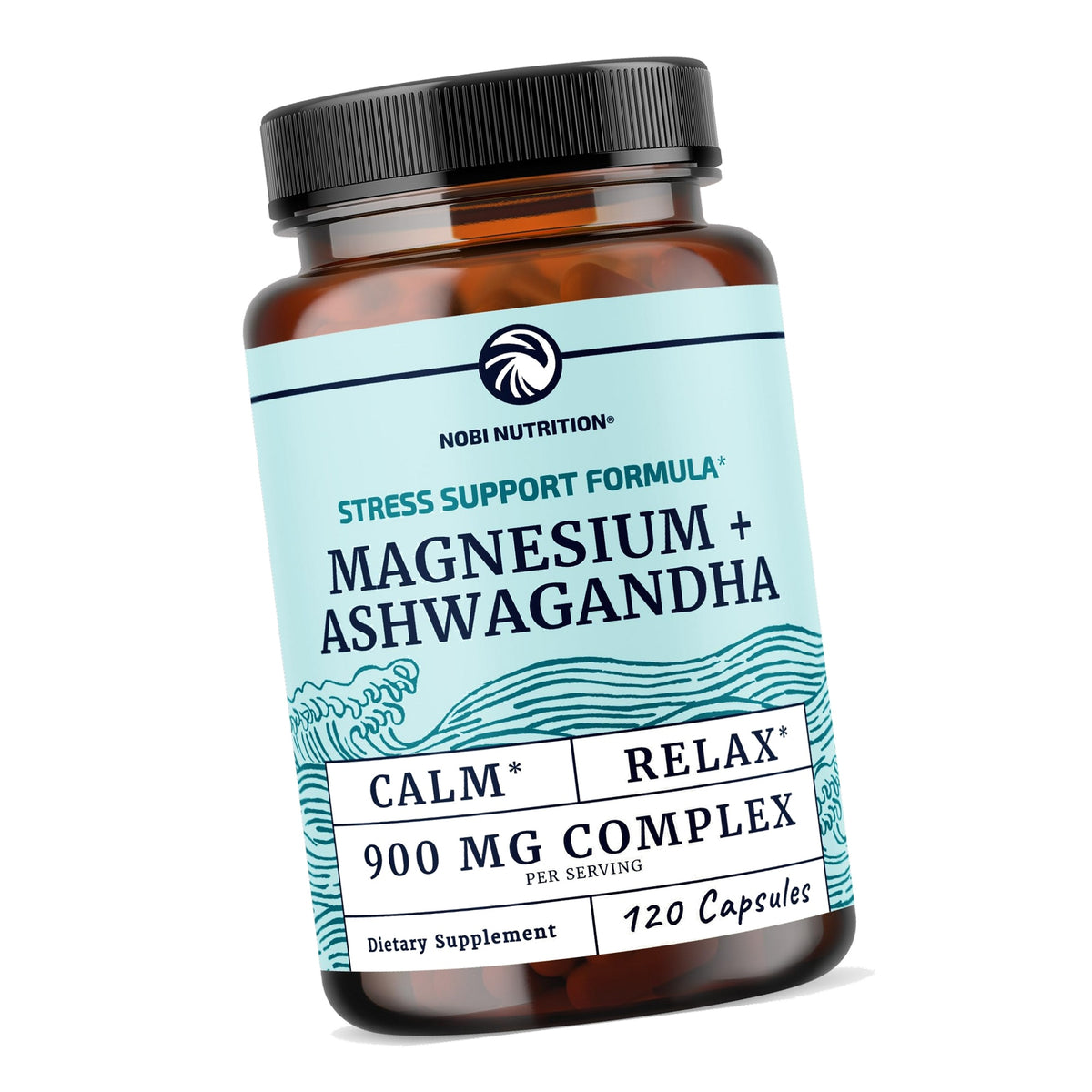 Magnesium Ashwagandha, Relaxation & Calming Magnesium Supplement for Adults