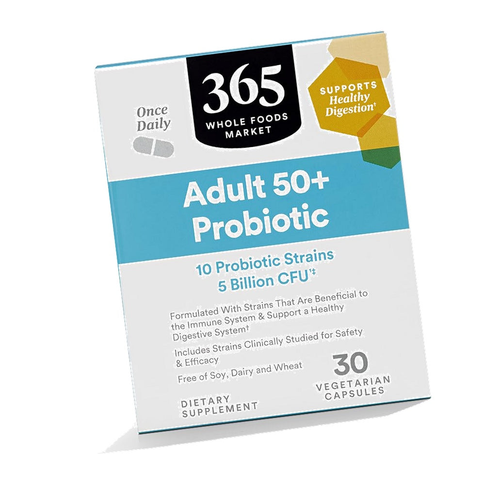 365 by Whole Foods Market, Adult 50+ Probiotic 5 Billion CFU, 30 ct