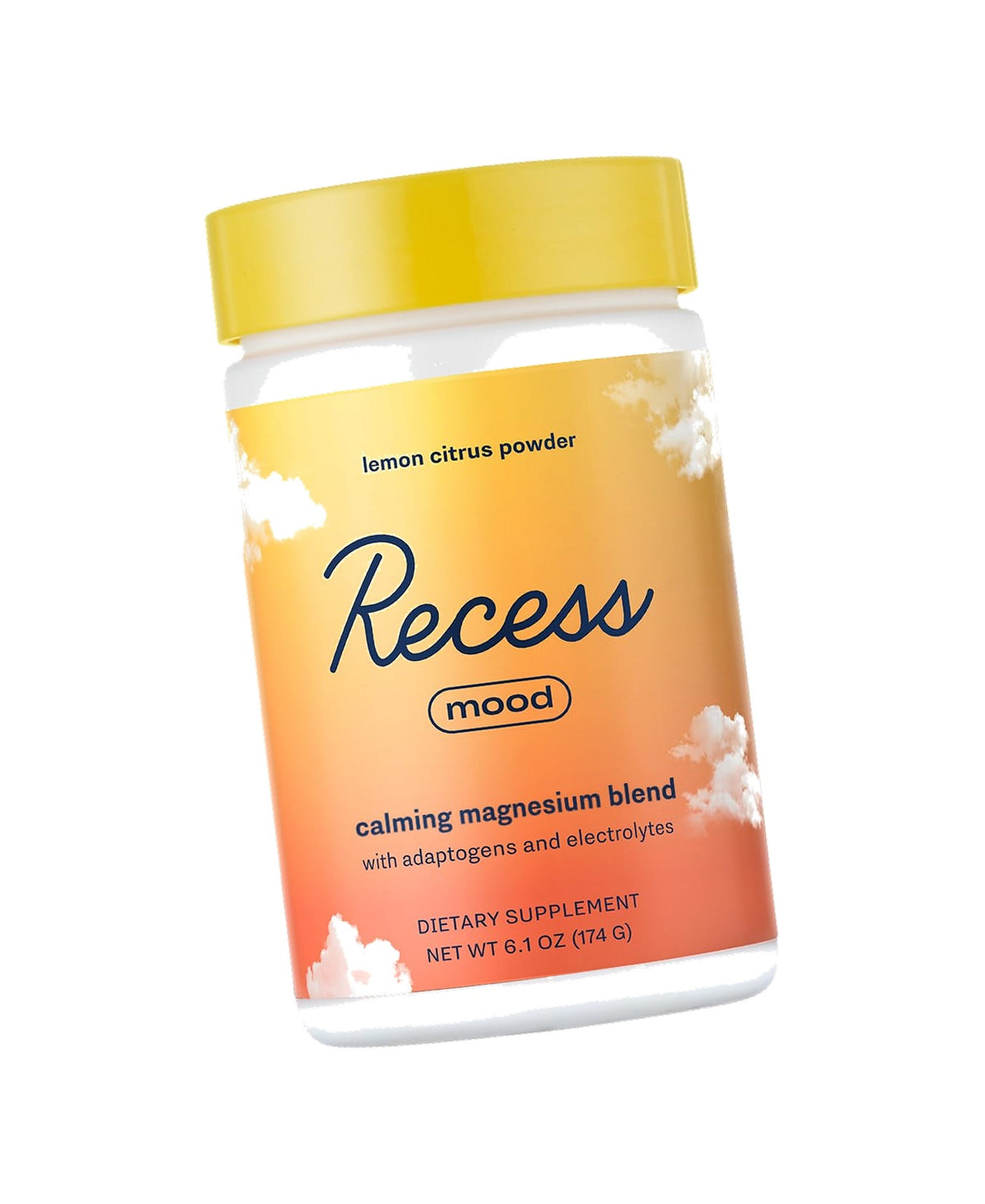 Recess Calm Magnesium Powder, Lemon Citrus, 28 Servings