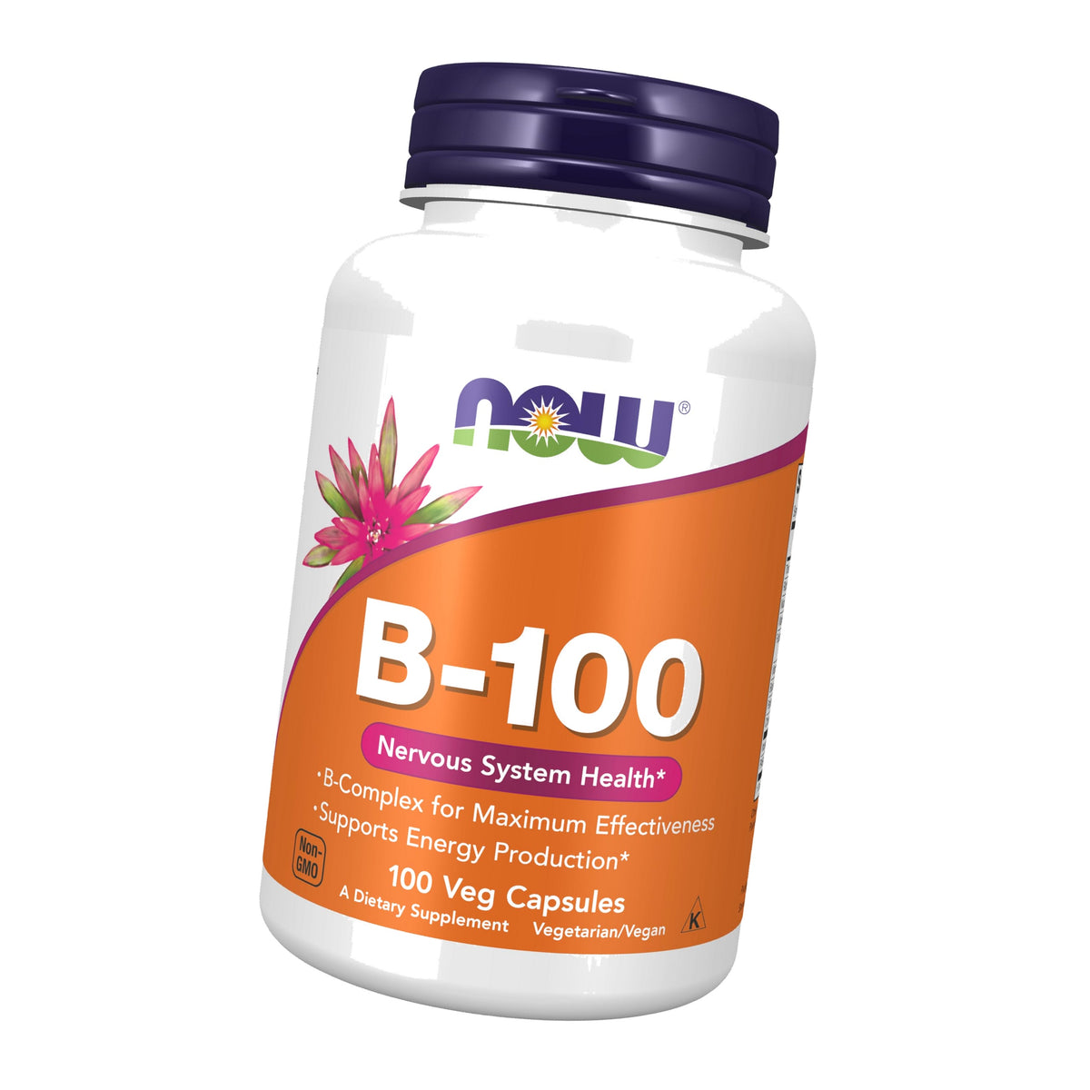 NOW Supplements, Vitamin B-100, Energy Production*, 100 Veg Caps