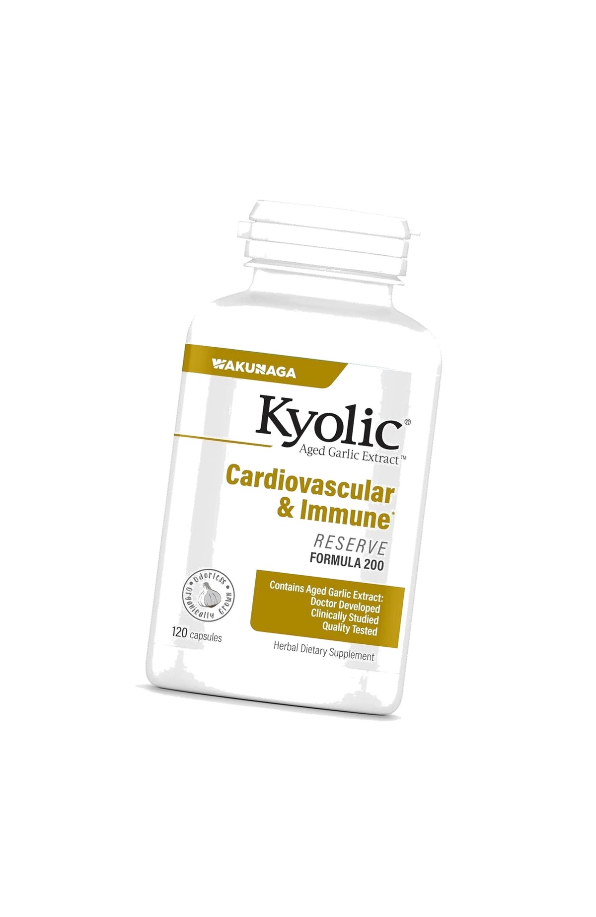 Kyolic Age Cardiovascular & Immune* Formula 200 (Reserve), 120 Capsules