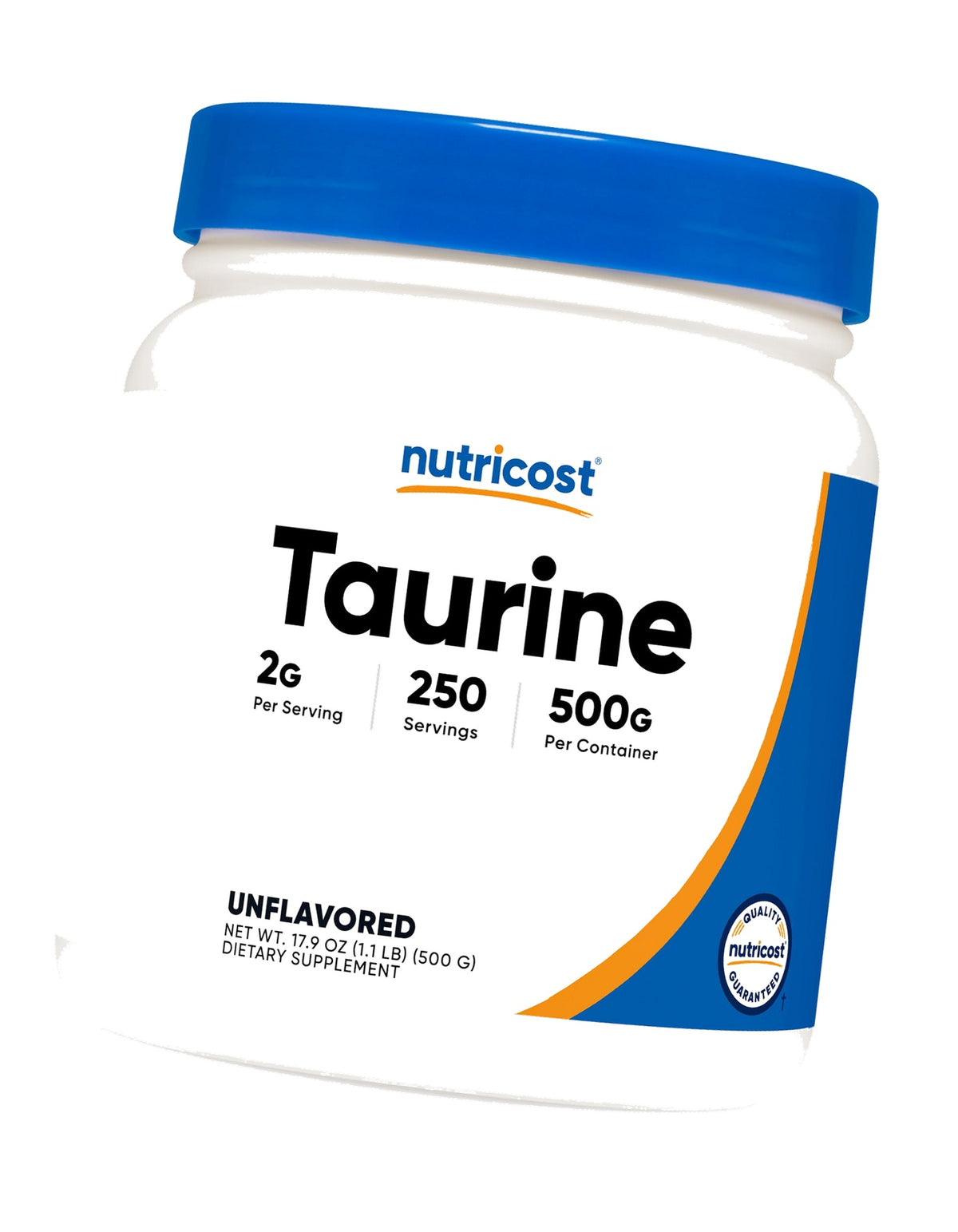 Nutricost Taurine Powder (500 Grams) - 250 Servings