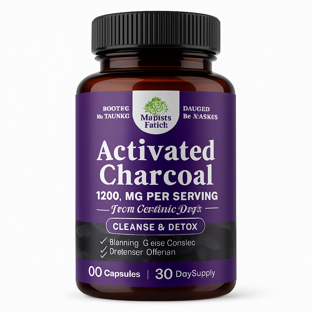 Nature's Craft Activated Charcoal Capsules 90 Count