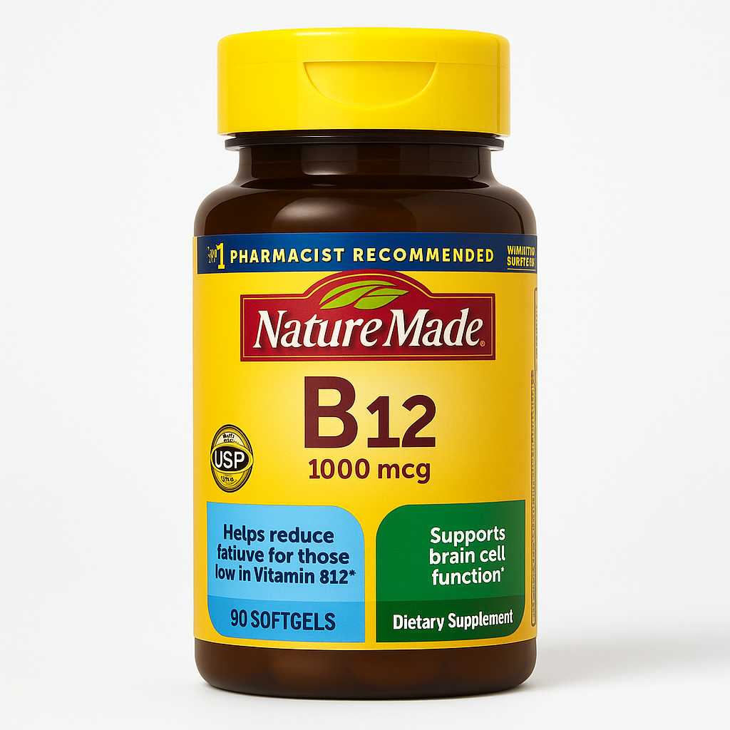 Nature Made Vitamin B12 Softgels 90 Count