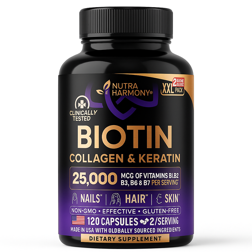 NUTRAHARMONY Hair Growth B-Complex Capsules 120