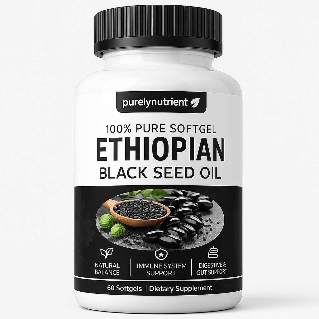 PURELYNUTRIENT Black Seed Oil Softgels 60 Count