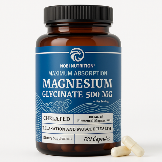 Nobi Nutrition Magnesium Glycinate Capsule 120 Count