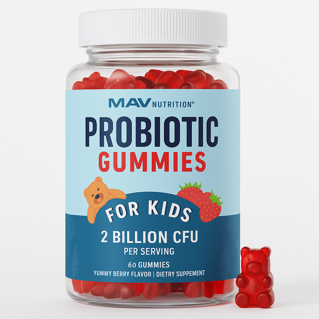 MAV Nutrition Kids Probiotic Gummies 60 Count