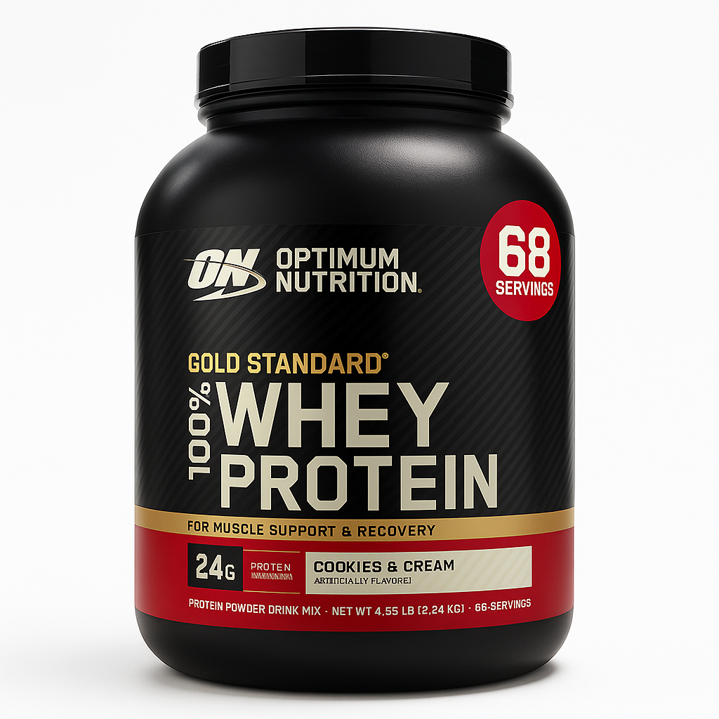 Optimum Nutrition Gold Standard Whey Protein Powder, Cookies & Cream,