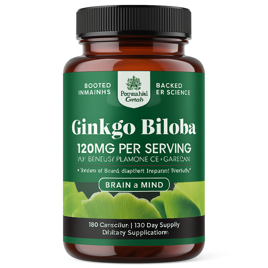 Nature's Craft Ginkgo Biloba Capsules 120 Count