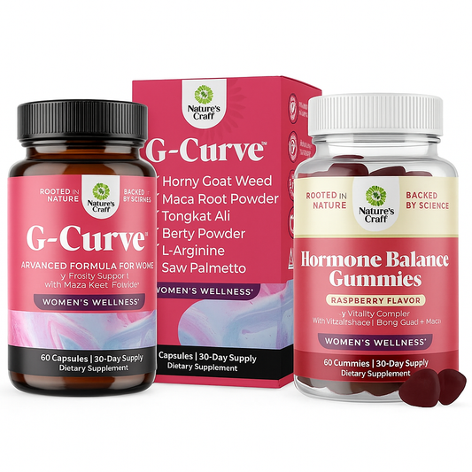 Nature's Craft G-Curve Butt & Breast Growth Capsules Bundle