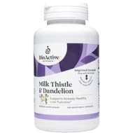BIOACTIVE NUTRIENTS Milk Thistle Extract & Dandelion Root Daily Support Supplements 120 Capsules
