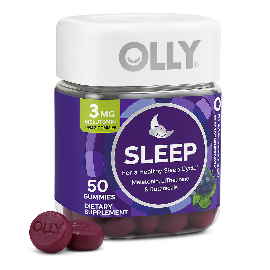 OLLY Sleep Support Gummy Supplement, 50 Count