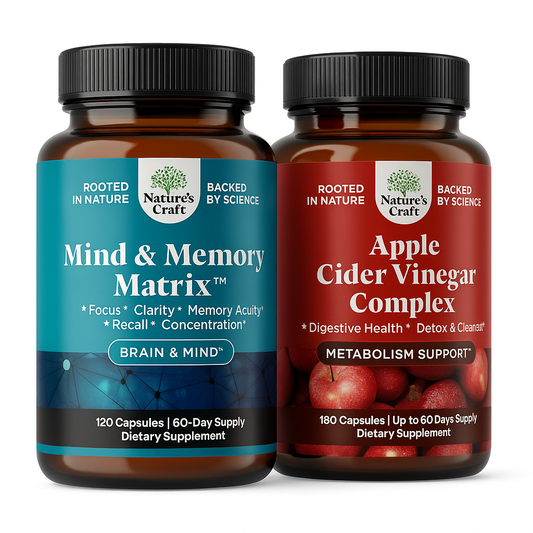 Nature's Craft Nootropic Brain Supplement Capsules - 300 Count