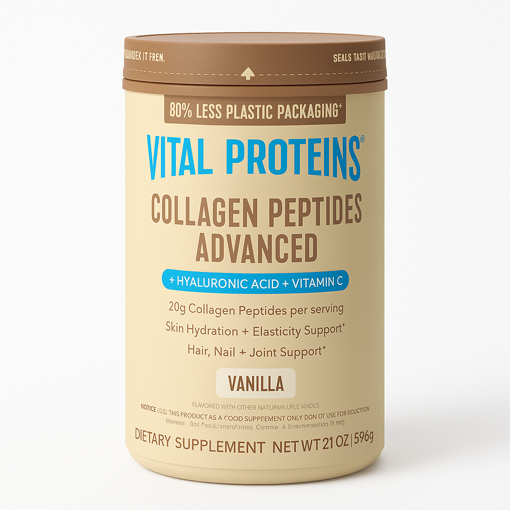 Vital Proteins Collagen Peptides Advanced Vanilla Powder Pack 1 21oz