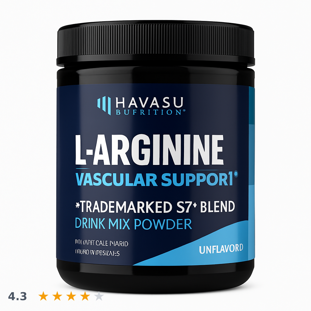 Havasu Nutrition L-Arginine with L-Citrulline Powder, 3.7 oz (1 Pack)