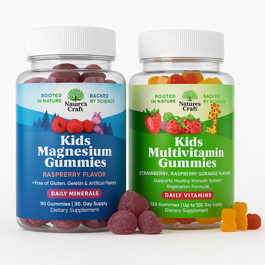 Nature's Craft Kids Magnesium Gummies - 210 Count Bundle