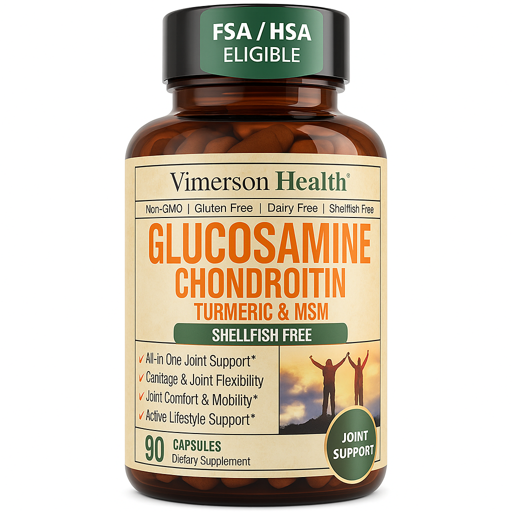Vimerson Health Glucosamine Chondroitin MSM Capsule 90 Count