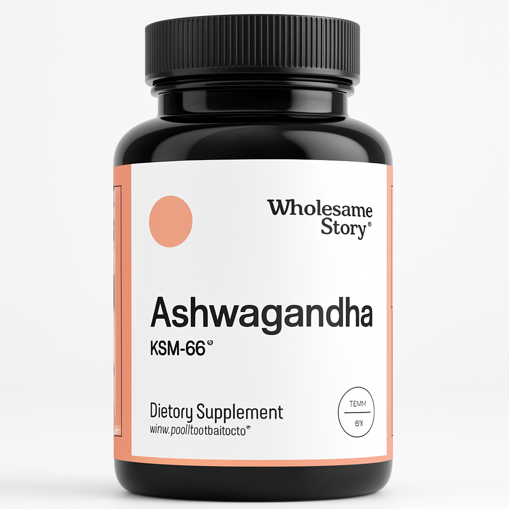Wholesome Story Ashwagandha Capsules - 60 Count