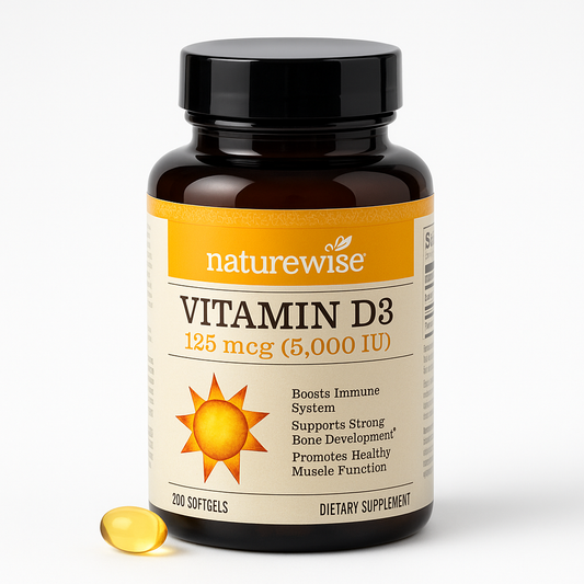 NatureWise Vitamin D3 Softgel Supplement