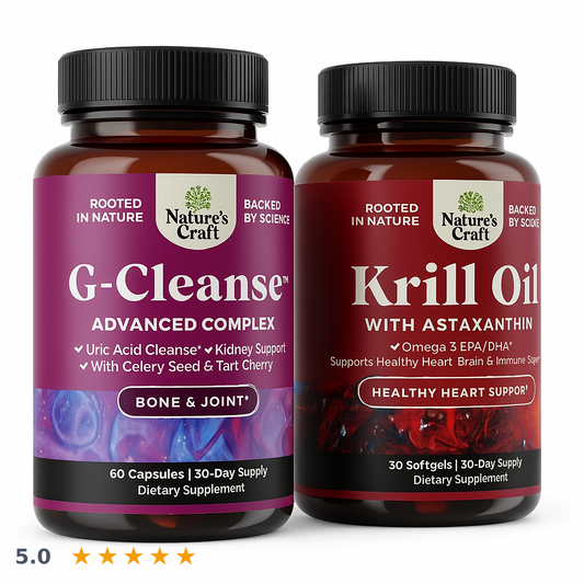 Nature's Craft Krill Oil Softgel Bundle (2 Pack)