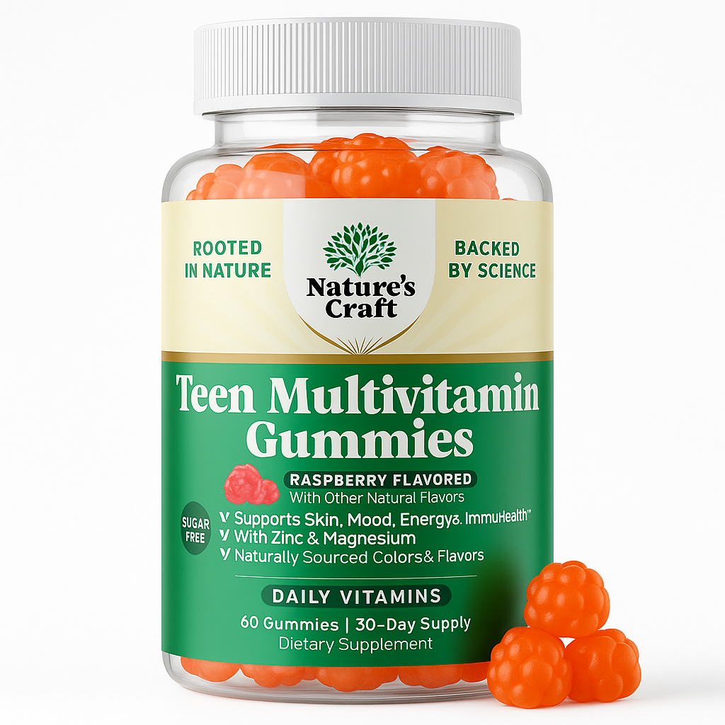 Nature's Craft Teen Multivitamin Gummies 60 Count