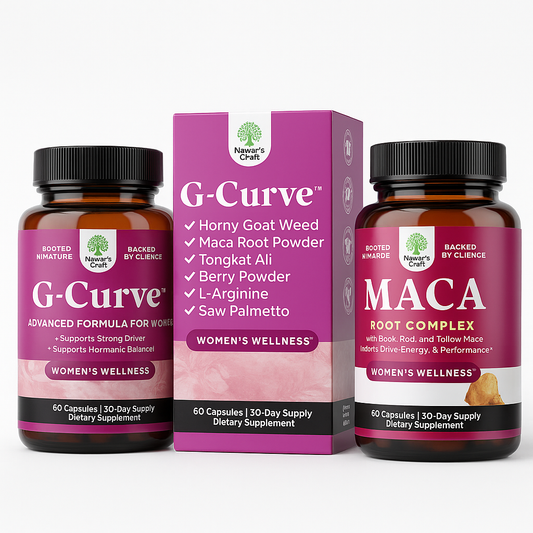 Natures Craft G-Curve Butt and Breast Support Capsules Bundle