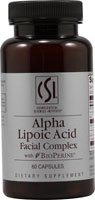 CSI Alpha Lipoic Acid Facial Complex with BioPerine Capsules, 60 Count