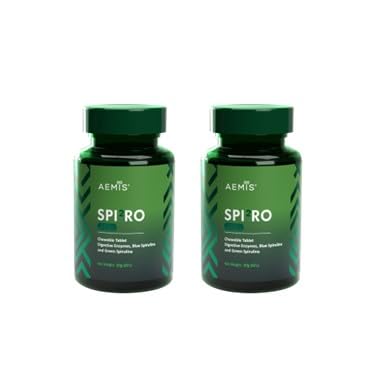 WELLOUS Aemis Spi2ro Plus Spirulina Chewable 1 Count