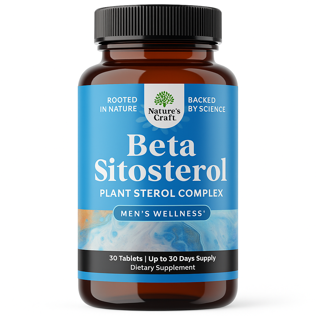 Nature's Craft Plant Sterols & Stanols Beta Sitosterol Tablets - 30 Co