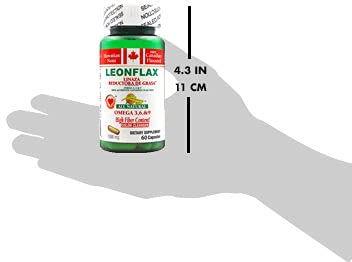 Leonflax Flax Seed Capsules, 60 Count