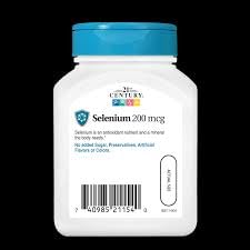 21st Century Selenium 200 mcg Capsules, 360 Capsules
