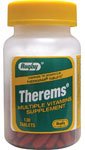RUGBY LABORATORIES Therems Multiple Vitamin Tablets 130
