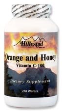 Dialyvite Vitamin C100 Orange and Honey Chewable 250 Count