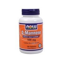 NOW Foods D-Mannose 500 mg Capsule, 360 Capsules