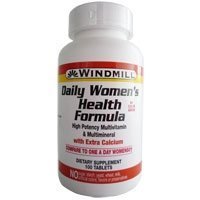 Windmill Health Formula Daily Vitamin Tablets for Women - 4 Pack