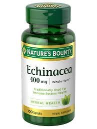 Nature's Bounty Echinacea 400 mg Capsules, Pack of 4