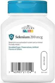 21st Century Selenium 200 mcg Capsules 240 Count